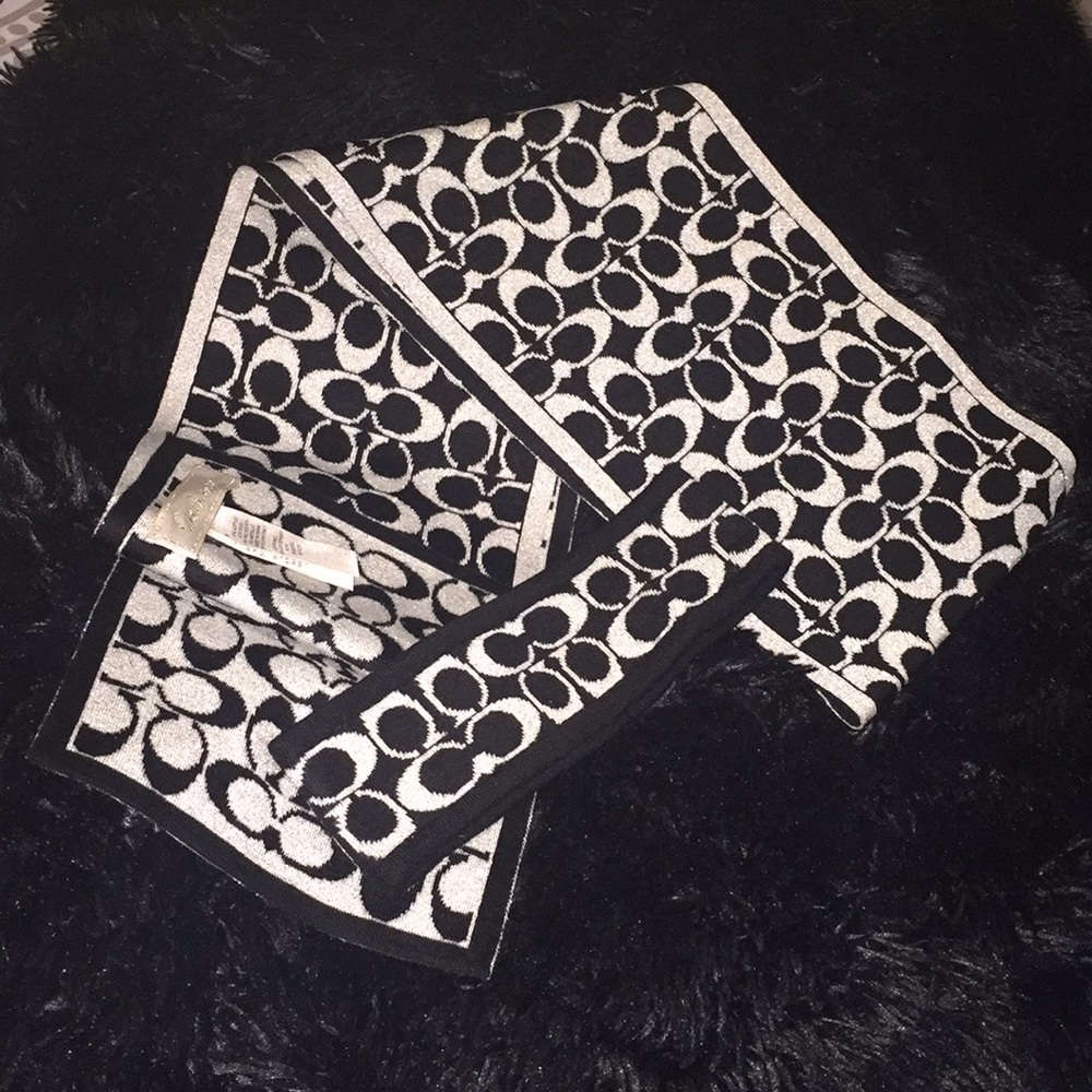 Coach Scarf & Headband Set